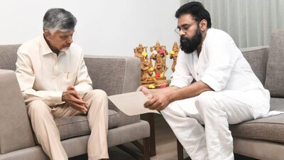 Chandrababu Naidu and Pawan Kalyan Hold Key Talks (photo: janasena party (x))