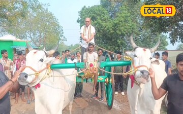 పిఠాపురంలో దుమ్ములేపిన ఎడ్లబండి పోటీలు