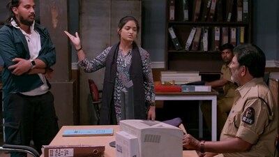 Raju Slaps MD, Lucky Arrested by Police in Brahmamudi Serial