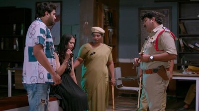 Brahmamudi: Aishwarya's Police Station Drama; Swathi & Indu Save Her