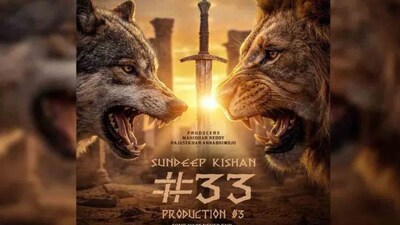 Sundeep Kishan Teams Up with 'Shambala' Director for Epic Fantasy Adventure SK33