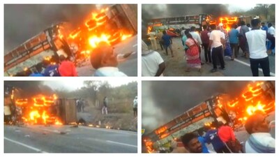 ఆంధ్రప్రదేశ్‌లో ఘోర బస్సు ప్రమాదం