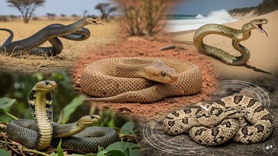 जगातील 5 सर्वात धोकादायक साप: एका दंशाने काही सेकंदात मृत्यू!