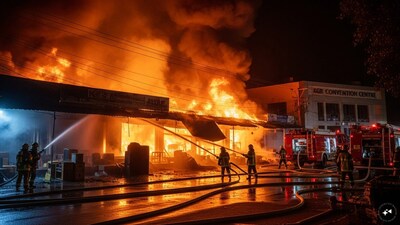 हैदराबाद में भीषण आग से 5 करोड़ का नुकसान; होली पर डूबने से कई मौतें.