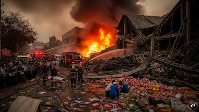 महाराष्ट्र में पटाखा फैक्ट्री में भीषण विस्फोट, नागपुर में 12 की मौत, 15 घायल.