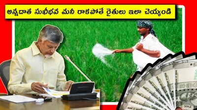 అన్నదాత సుఖీభవ మనీ రాకపోతే రైతులు ఇలా చెయ్యండి