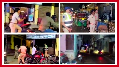 హైదరాబాద్‌లో కలకలం.. అర్థరాత్రి పోలీసుల లాఠీఛార్జి.. ఏం జరుగుతోంది?