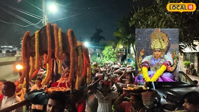 Visakhapatnam: Grand Sattemma Thalli Jatara Begins; Sare Procession Draws Devotees