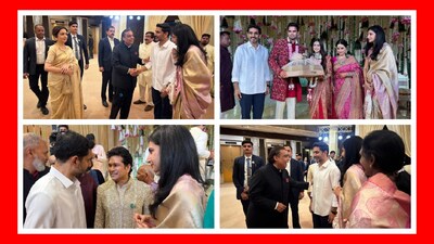 Minister Lokesh, Brahmani attend Arjun Tendulkar's wedding; bless couple in Mumbai