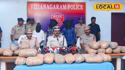 విజయనగరం జిల్లాలో 10 లక్షలు విలువగల 55 కిలోల గంజాయి పట్టివేత – ముగ్గురు అరెస్ట్