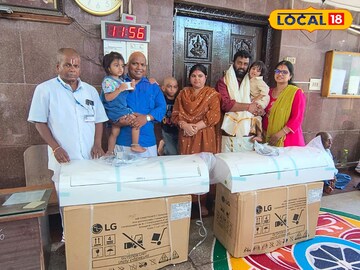 శ్రీ పద్మావతి అమ్మవారి ఆలయానికి రెండు ఏసీల బహూకరణ..!<br>