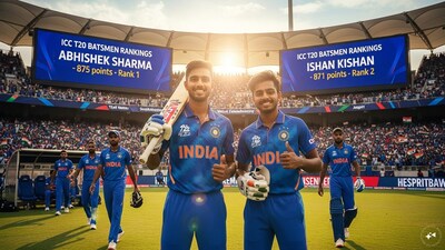 ICC T20 Rankings: Four Indians Dominate Top 10 Batting Spots, Abhishek Sharma #1