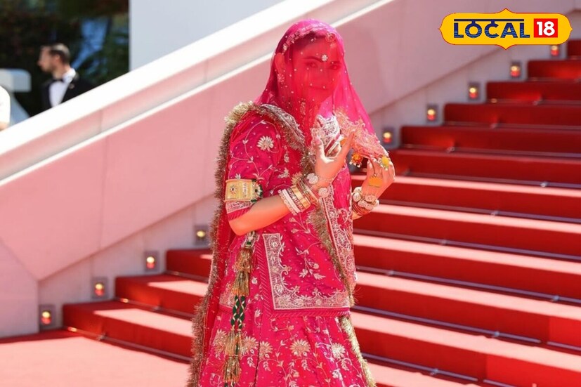  Jaipur News, Ruchi Gurjar, Cannes Film Festival, Rajasthani look Cannes, Ruchi Gurjar Bollywood debut, Jaipur model Ruchi Gurjar, Modi necklace Ruchi Gurjar, 