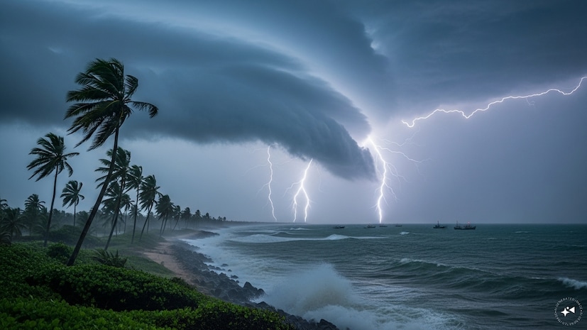 IMD తాజా రిపోర్ట్ ప్రకారం కోస్తాంధ్ర, యానాంలో మే 9 నుంచి 12 వరకూ అలాగే.. తెలంగాణ, రాయలసీమలో మే 9, 10 తేదీల్లో అక్కడక్కడా ఉరుములు, మెరుపులతో వర్షాలు పడతాయి, ఈదురు గాలుల వేగం గంటకు 30 నుంచి 50 కిలోమీటర్లుగా ఉంటుంది. ఏపీ వాతావరణ శాఖ మాత్రం ఏపీలో మే 9న పిడుగులతో వర్షాలు పడతాయని హెచ్చరించింది. అరేబియా సముద్రం ఆగ్నేయ ప్రాంతంలో ఒక ఆవర్తనం ఉందనీ.. దాని వల్ల సముద్ర మట్టానికి 1.5 కిలోమీటర్ల ఎత్తులో మేఘాలు ఉన్నాయని తెలిపారు. అలాగే ఒడిశా నుంచి ఛత్తీస్గఢ్ వరకూ ద్రోణి ఉండటం వల్ల ఏపీకి వర్ష సూచన ఉందని చెప్పారు. తెలంగాణలోని కొన్ని జిల్లాల్లో మోస్తరు నుంచి భారీ వర్షాలు కురిసే అవకాశం ఉందని తెలిపారు. IMD తాజా రిపోర్ట్ ప్రకారం కోస్తాంధ్ర, యానాంలో మే 9 నుంచి 12 వరకూ అలాగే.. తెలంగాణ, రాయలసీమలో మే 9, 10 తేదీల్లో అక్కడక్కడా ఉరుములు, మెరుపులతో వర్షాలు పడతాయి, ఈదురు గాలుల వేగం గంటకు 30 నుంచి 50 కిలోమీటర్లుగా ఉంటుంది. ఏపీ వాతావరణ శాఖ మాత్రం ఏపీలో మే 9న పిడుగులతో వర్షాలు పడతాయని హెచ్చరించింది. అరేబియా సముద్రం ఆగ్నేయ ప్రాంతంలో ఒక ఆవర్తనం ఉందనీ.. దాని వల్ల సముద్ర మట్టానికి 1.5 కిలోమీటర్ల ఎత్తులో మేఘాలు ఉన్నాయని తెలిపారు. అలాగే ఒడిశా నుంచి ఛత్తీస్గఢ్ వరకూ ద్రోణి ఉండటం వల్ల ఏపీకి వర్ష సూచన ఉందని చెప్పారు. తెలంగాణలోని కొన్ని జిల్లాల్లో మోస్తరు నుంచి భారీ వర్షాలు కురిసే అవకాశం ఉందని తెలిపారు.