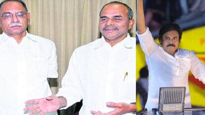 దివంగత సీఎం వైఎస్సార్‌తో కేవీపీ, పవన్ కళ్యాణ్