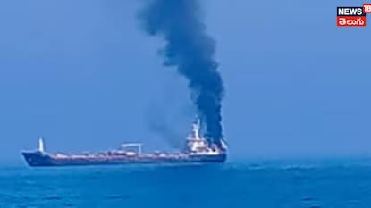 Indian merchant vessel MT Jalveer was struck near Oman. (FSUI) Indian merchant vessel MT Jalveer was struck near Oman. (FSUI)