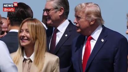 Italian PM Giorgia Meloni (L) with US President Donald Trump at the G7 Summit. (AP) Italian PM Giorgia Meloni (L) with US President Donald Trump at the G7 Summit. (AP)