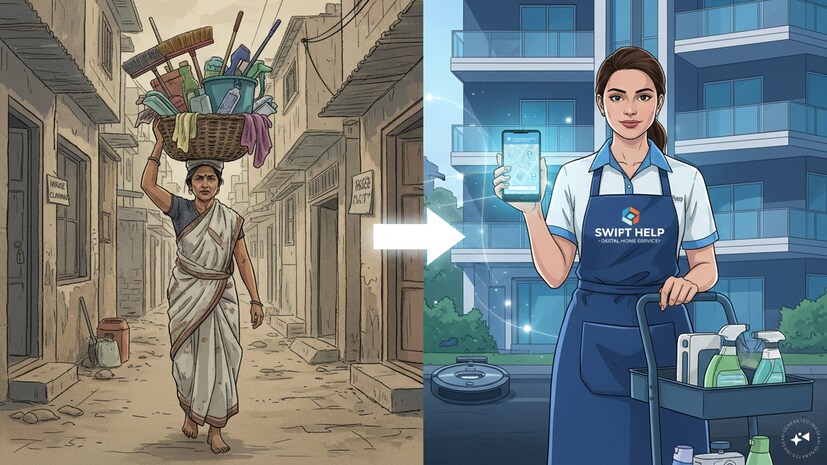 India domestic workers, home service apps India, gig economy jobs, Urban Company jobs, Snabbit app, domestic worker salary, instant home services, ఇంటి పనివాళ్ల జీతాలు, గృహ కార్మికులకు కొత్త ఉద్యోగాలు, మహిళలకు పార్ట్ టైమ్ ఉపాధి, యాప్ ద్వారా ఇంటి పనులు, ఇంటి పనులకు ఆన్లైన్ బుకింగ్, యాప్లో పనిమనిషి బుకింగ్, ఇంటి పనులకు డిజిటల్ సేవలు India domestic workers, home service apps India, gig economy jobs, Urban Company jobs, Snabbit app, domestic worker salary, instant home services, ఇంటి పనివాళ్ల జీతాలు, గృహ కార్మికులకు కొత్త ఉద్యోగాలు, మహిళలకు పార్ట్ టైమ్ ఉపాధి, యాప్ ద్వారా ఇంటి పనులు, ఇంటి పనులకు ఆన్లైన్ బుకింగ్, యాప్లో పనిమనిషి బుకింగ్, ఇంటి పనులకు డిజిటల్ సేవలు