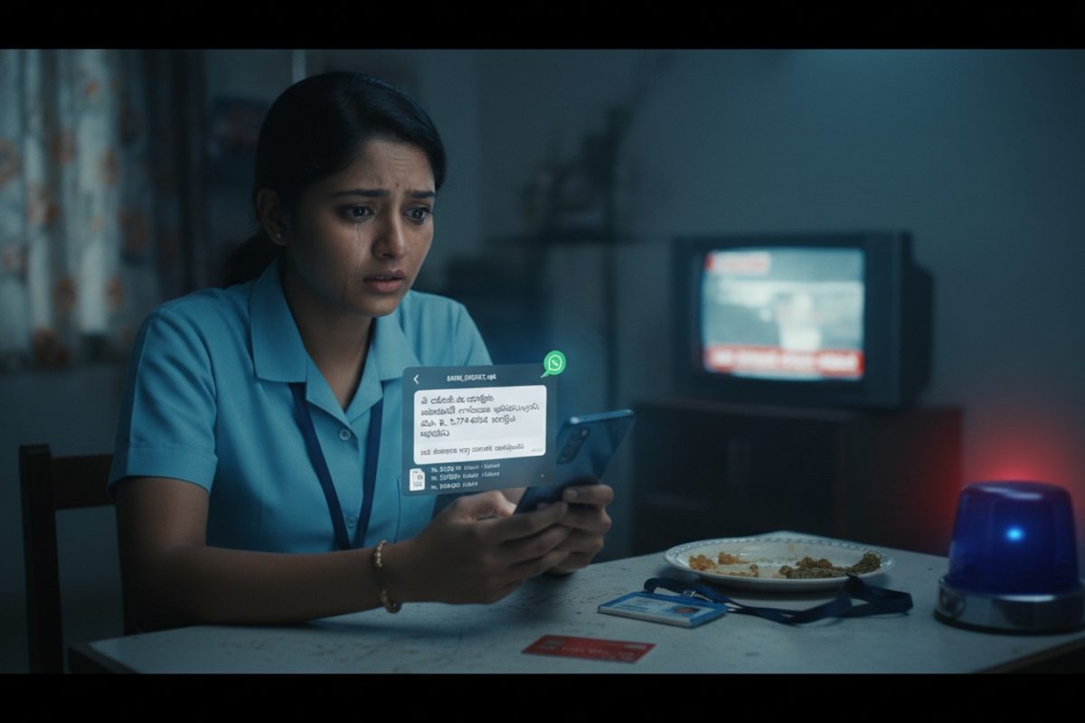 Cyber Scam: క్రెడిట్ కార్డు పేరుతో వాట్సాప్‌లో ‘APK’ ఫైల్.. క్షణాల్లో నర్సు అకౌంట్ ఖాళీ!