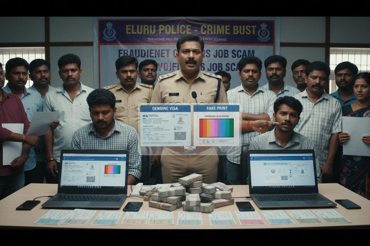 Fake Visa Scam: విదేశాల్లో ఉద్యోగాల పేరుతో భారీ వల.. నకిలీ వీసాలతో రూ.6.64 కోట్లు టోకరా.. ముఠా అరెస్ట్!