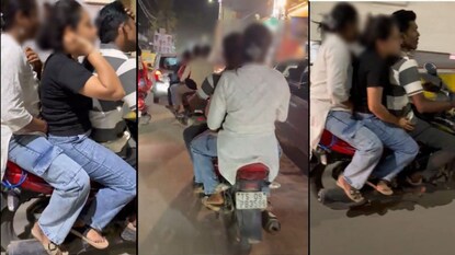 Hyderabad triple riding