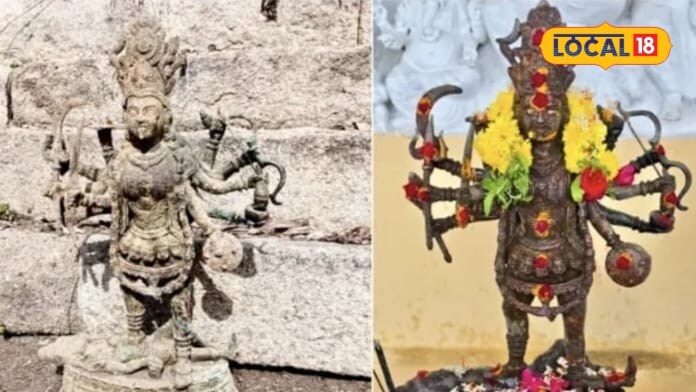 కోనేరు మట్టి తొలగిస్తుంటే.. బయటపడిన విగ్రహంతో చంద్రగిరిలో ఒక్కసారిగా కలకలం!