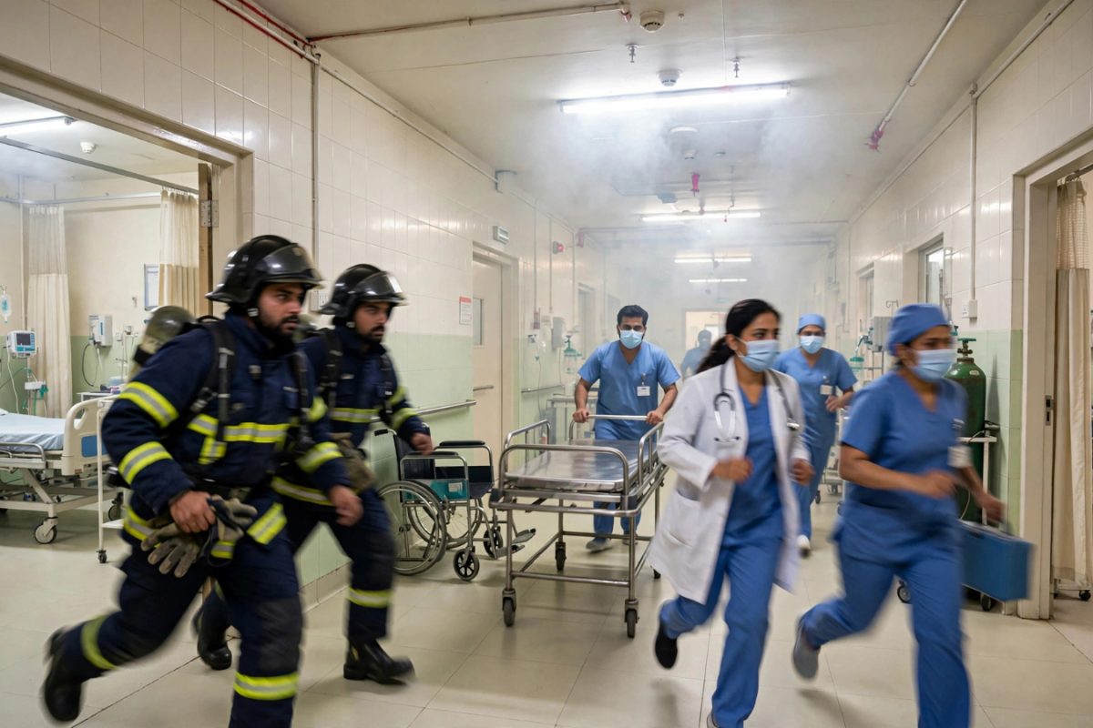 Amravati hospital fire: మహారాష్ట్ర ఆస్పత్రిలో అగ్ని ప్రమాదం.. ముగ్గురు నవజాత శిశువులు మృతి