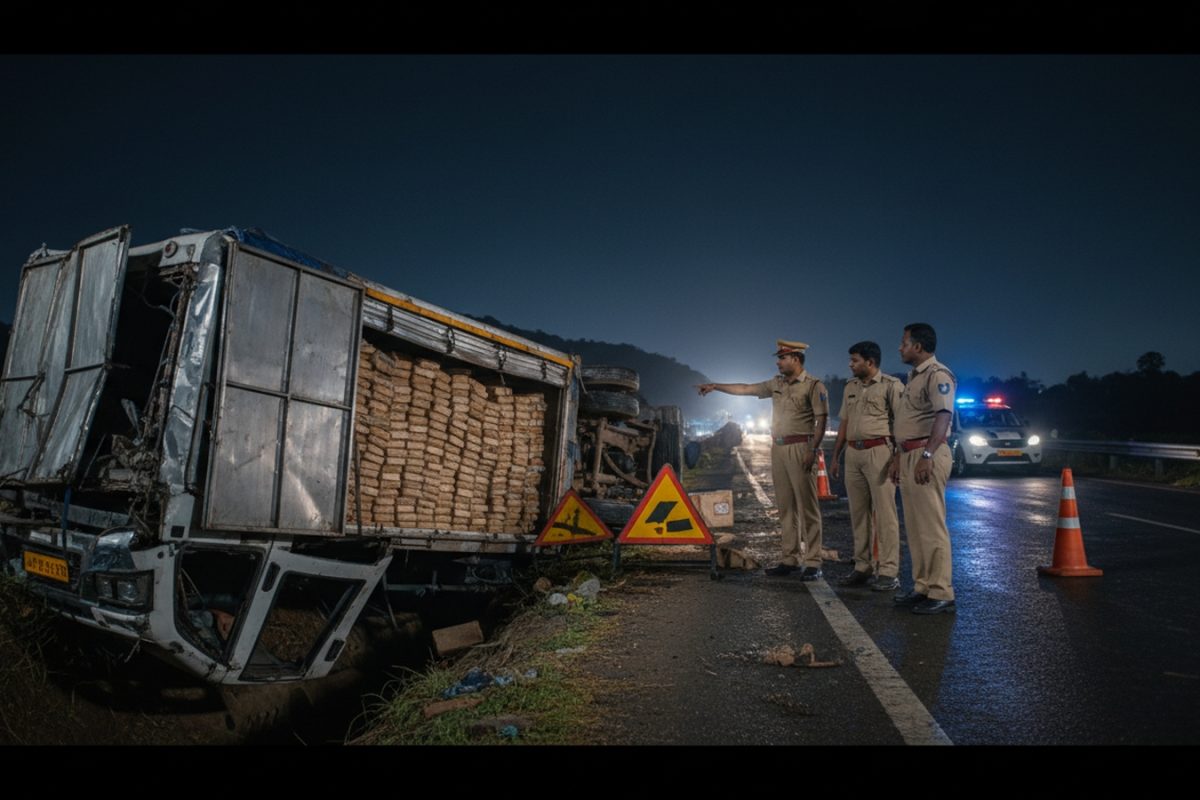 Vizag: పుష్ప సినిమా తరహాలో గంజాయి స్మగ్లింగ్.. రోడ్డు ప్రమాదంతో బయటపడ్డ రహస్య ప్లాన్!