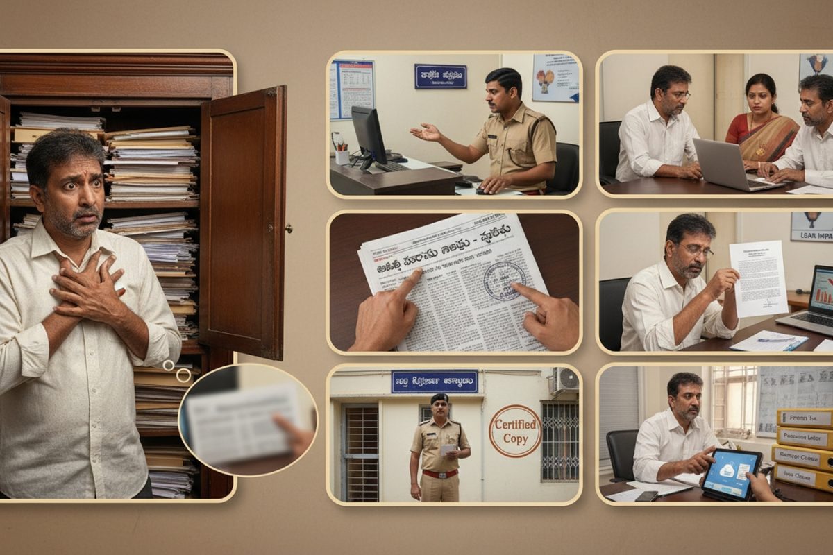 Property Papers: ఇంటి రిజిస్ట్రేషన్ డాక్యుమెంట్లు కనిపించట్లేదా? కంగారు పడకుండా వెంటనే ఇలా చేయండి!