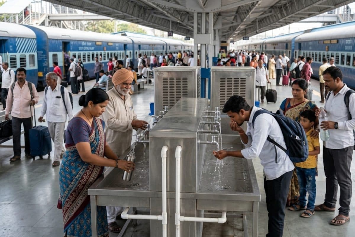 Indian Railways: రైల్వే స్టేషన్లో వాటర్ తాగేవారికి బంపర్ న్యూస్.. తాగునీటిపై రైల్వే శాఖ సంచలన నిర్ణయం