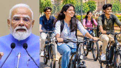 విద్యార్థులకు ఉచిత ఎలక్ట్రిక్ సైకిళ్లు.. ప్రధాని మోదీ ప్రకటన.. ఇది గమనించారా? విద్యార్థులకు ఉచిత ఎలక్ట్రిక్ సైకిళ్లు.. ప్రధాని మోదీ ప్రకటన.. ఇది గమనించారా?