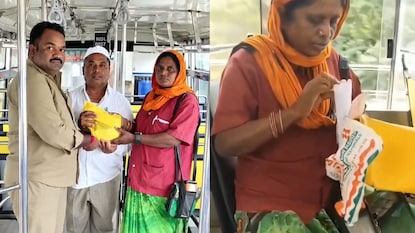 TGSRTC bus conductor honesty TGSRTC bus conductor honesty