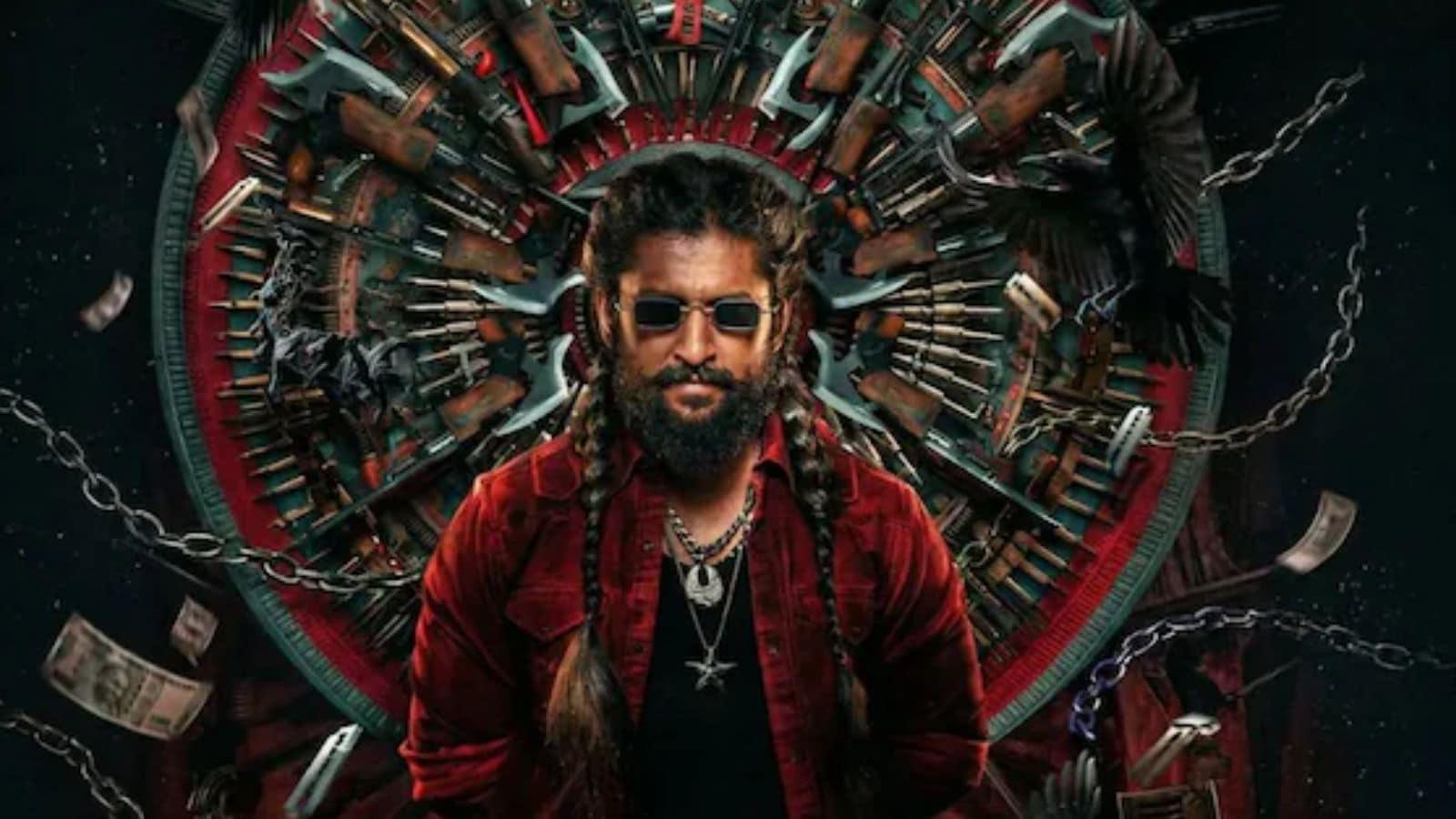 ఈ సినిమా కథ విషయానికొస్తే.. హైదరాబాద్ జాగీర్లో ‘ప్యారడైజ్’ అనే ప్రాంతం ఉంటుంది. ఆ ప్రాంతం మొత్తం శికంజి మాలిక్ అనే సంపన్న వర్గానికి చెందిన వ్యక్తి ఆధీనంలో ఉంటుంది. దాదాపు 200 ఏళ్లుగా మాలిక్ వంశీయుల ఆధిపత్యం కొనసాగుతుంటుంది. అధికారం, అహంకారం, ఆధిపత్యం.. ఇవే ఆ కుటుంబానికి ప్రతీకలుగా కనిపిస్తాయి. ఇదే ప్రాంతంలో ‘సవారీ’ అనే అణగారిన జాతికి చెందిన ప్రజలు నివసిస్తుంటారు. వారి తరఫున హక్కులు, గుర్తింపు కోసం పోరాడే మహిళ సమ్మక్క. శికంజి మాలిక్ ఆధిపత్యాన్ని ఎదిరిస్తూ తన జాతికి ప్రత్యేక గుర్తింపు రావాలని ఆమె పోరాటం చేస్తుంటుంది. అయితే సవారీ జాతిపై ప్రభుత్వం కూడా తీవ్ర ఆంక్షలు విధిస్తుంది. వాళ్లని దేశద్రోహులుగా పరిగణించే పరిస్థితులు ఏర్పడతాయి. సమ్మక్క కొడుకే జడల్. చిన్నతనం నుంచే తల్లిపై ఒక రకమైన ద్వేషాన్ని పెంచుకుంటూ ఉంటాడు. తన తల్లి నమ్మే సిద్ధాంతాలు, తన జాతి కోసం ఆమె చేస్తున్న పోరాటం.. ఇవేవీ జడల్కు నచ్చవు. తన తల్లి కలలు కనే జాతి గుర్తింపుకు అతడు పూర్తిగా భిన్నమైన ఆలోచనలతో పెరుగుతాడు. అయితే పరిస్థితులు మారేకొద్దీ జడల్ జీవితంలో కీలకమైన మలుపు వస్తుంది. తన తల్లి మీద ఉన్న ద్వేషం వెనుక అసలు కారణం ఏంటి? సవారీ జాతి కోసం చివరకు జడల్ ఏం చేశాడు? అతడు తీసుకున్న నిర్ణయం మంచికోసమా.. చెడుకోసమా? ప్రభుత్వం వారిని ఎందుకు దేశద్రోహులుగా చూస్తుంది? అసలు జడల్ ప్రయాణం ఎక్కడికి దారితీసింది? అనేదే ‘ది ప్యారడైజ్’ కథ. ఈ సినిమా కథ విషయానికొస్తే.. హైదరాబాద్ జాగీర్లో ‘ప్యారడైజ్’ అనే ప్రాంతం ఉంటుంది. ఆ ప్రాంతం మొత్తం శికంజి మాలిక్ అనే సంపన్న వర్గానికి చెందిన వ్యక్తి ఆధీనంలో ఉంటుంది. దాదాపు 200 ఏళ్లుగా మాలిక్ వంశీయుల ఆధిపత్యం కొనసాగుతుంటుంది. అధికారం, అహంకారం, ఆధిపత్యం.. ఇవే ఆ కుటుంబానికి ప్రతీకలుగా కనిపిస్తాయి. ఇదే ప్రాంతంలో ‘సవారీ’ అనే అణగారిన జాతికి చెందిన ప్రజలు నివసిస్తుంటారు. వారి తరఫున హక్కులు, గుర్తింపు కోసం పోరాడే మహిళ సమ్మక్క. శికంజి మాలిక్ ఆధిపత్యాన్ని ఎదిరిస్తూ తన జాతికి ప్రత్యేక గుర్తింపు రావాలని ఆమె పోరాటం చేస్తుంటుంది. అయితే సవారీ జాతిపై ప్రభుత్వం కూడా తీవ్ర ఆంక్షలు విధిస్తుంది. వాళ్లని దేశద్రోహులుగా పరిగణించే పరిస్థితులు ఏర్పడతాయి. సమ్మక్క కొడుకే జడల్. చిన్నతనం నుంచే తల్లిపై ఒక రకమైన ద్వేషాన్ని పెంచుకుంటూ ఉంటాడు. తన తల్లి నమ్మే సిద్ధాంతాలు, తన జాతి కోసం ఆమె చేస్తున్న పోరాటం.. ఇవేవీ జడల్కు నచ్చవు. తన తల్లి కలలు కనే జాతి గుర్తింపుకు అతడు పూర్తిగా భిన్నమైన ఆలోచనలతో పెరుగుతాడు. అయితే పరిస్థితులు మారేకొద్దీ జడల్ జీవితంలో కీలకమైన మలుపు వస్తుంది. తన తల్లి మీద ఉన్న ద్వేషం వెనుక అసలు కారణం ఏంటి? సవారీ జాతి కోసం చివరకు జడల్ ఏం చేశాడు? అతడు తీసుకున్న నిర్ణయం మంచికోసమా.. చెడుకోసమా? ప్రభుత్వం వారిని ఎందుకు దేశద్రోహులుగా చూస్తుంది? అసలు జడల్ ప్రయాణం ఎక్కడికి దారితీసింది? అనేదే ‘ది ప్యారడైజ్’ కథ.