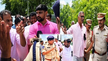 KCR Farmhouse Protest