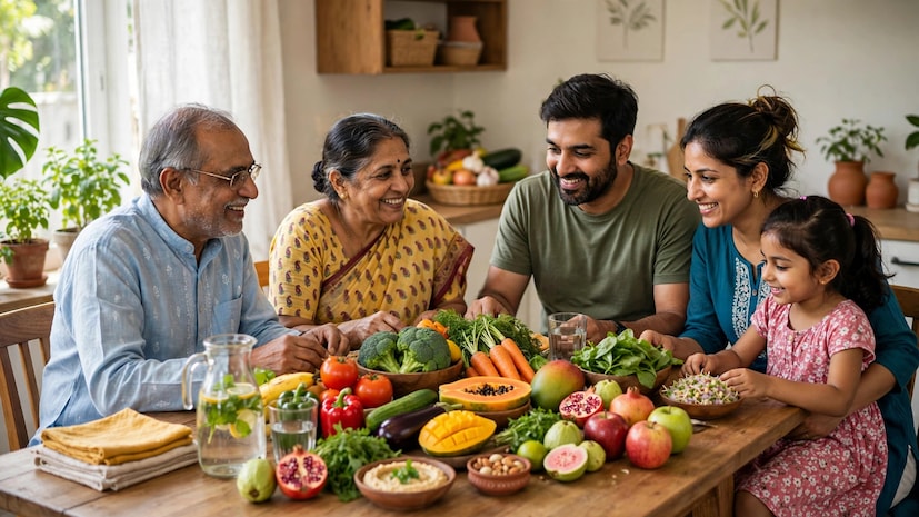 ప్రతి సంవత్సరం సెప్టెంబర్ 1 నుంచి 7 వరకు 'జాతీయ పోషకాహార వారోత్సవాలు' (National Nutrition Week) జరుపుకుంటాం. ఈ వారం ముఖ్య ఉద్దేశం ప్రజలలో సరైన పోషకాహారం, సమతుల్య ఆహారం పట్ల అవగాహన పెంచడమే. మారుతున్న జీవనశైలి, శారీరక శ్రమ లోపించడం కారణంగా నేడు చాలామంది పోషకాల లోపంతో, జీవనశైలి వ్యాధులతో బాధపడుతున్నారు. దీన్ని నివారించడానికి పండ్లు కీలక పాత్ర పోషిస్తాయి. వరల్డ్ హెల్త్ ఆర్గనైజేషన్ (WHO) మార్గదర్శకాల ప్రకారం, దీర్ఘకాలిక వ్యాధుల బారిన పడకుండా ఉండాలంటే ప్రతిరోజూ తగిన మోతాదులో తాజా పండ్లు, కూరగాయలు తీసుకోవాలి. అలాగే, ఇండియన్ కౌన్సిల్ ఆఫ్ మెడికల్ రీసెర్చ్ - నేషనల్ ఇన్స్టిట్యూట్ ఆఫ్ న్యూట్రిషన్ (ICMR) నివేదికల ప్రకారం మన శరీరానికి అవసరమైన విటమిన్లు, మినరల్స్ పండ్ల ద్వారా చాలా సులభంగా అందుతాయి. అందుకే, ఈ పోషకాహార వారోత్సవాల సందర్భంగా, వారం రోజుల్లో 14 రకాల పండ్లను ఎలా తినాలో, వాటి వల్ల ఎలాంటి ఆరోగ్య ప్రయోజనాలు చేకూరుతాయో ఇప్పుడు వివరంగా తెలుసుకుందాం. ప్రతి సంవత్సరం సెప్టెంబర్ 1 నుంచి 7 వరకు 'జాతీయ పోషకాహార వారోత్సవాలు' (National Nutrition Week) జరుపుకుంటాం. ఈ వారం ముఖ్య ఉద్దేశం ప్రజలలో సరైన పోషకాహారం, సమతుల్య ఆహారం పట్ల అవగాహన పెంచడమే. మారుతున్న జీవనశైలి, శారీరక శ్రమ లోపించడం కారణంగా నేడు చాలామంది పోషకాల లోపంతో, జీవనశైలి వ్యాధులతో బాధపడుతున్నారు. దీన్ని నివారించడానికి పండ్లు కీలక పాత్ర పోషిస్తాయి. వరల్డ్ హెల్త్ ఆర్గనైజేషన్ (WHO) మార్గదర్శకాల ప్రకారం, దీర్ఘకాలిక వ్యాధుల బారిన పడకుండా ఉండాలంటే ప్రతిరోజూ తగిన మోతాదులో తాజా పండ్లు, కూరగాయలు తీసుకోవాలి. అలాగే, ఇండియన్ కౌన్సిల్ ఆఫ్ మెడికల్ రీసెర్చ్ - నేషనల్ ఇన్స్టిట్యూట్ ఆఫ్ న్యూట్రిషన్ (ICMR) నివేదికల ప్రకారం మన శరీరానికి అవసరమైన విటమిన్లు, మినరల్స్ పండ్ల ద్వారా చాలా సులభంగా అందుతాయి. అందుకే, ఈ పోషకాహార వారోత్సవాల సందర్భంగా, వారం రోజుల్లో 14 రకాల పండ్లను ఎలా తినాలో, వాటి వల్ల ఎలాంటి ఆరోగ్య ప్రయోజనాలు చేకూరుతాయో ఇప్పుడు వివరంగా తెలుసుకుందాం.