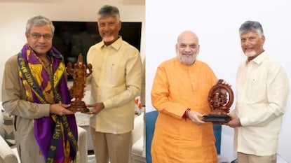 కేంద్ర మంత్రులు అమిత్ షా, అశ్వినీ వైష్ణవ్లతో సీఎం చంద్రబాబు కేంద్ర మంత్రులు అమిత్ షా, అశ్వినీ వైష్ణవ్లతో సీఎం చంద్రబాబు