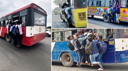 Hyderabad RTC Bus Overcrowding Hyderabad RTC Bus Overcrowding