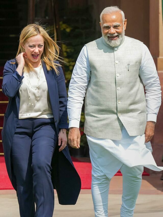 PM Modi meets Italy PM at inauguration of Raisina Dialogue
