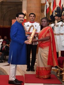 President Droupadi Murmu presents Padma Bhushan awards – a look at winners