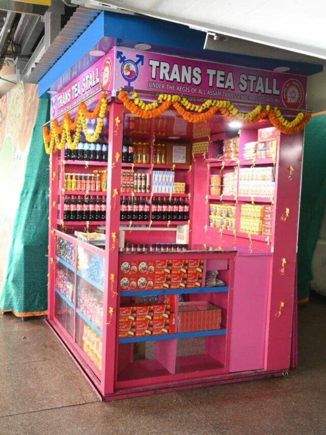 India’s first Trans tea stall at Guwahati Railway Station
