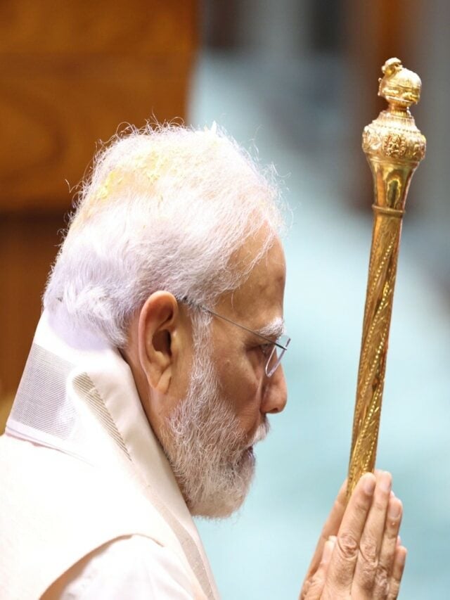 Sengol Installed In New Parliament With Pride And Honour By Pm Modi