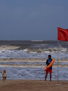 Cyclone Biparjoy: High tide waves hit Gujarat, Mumbai