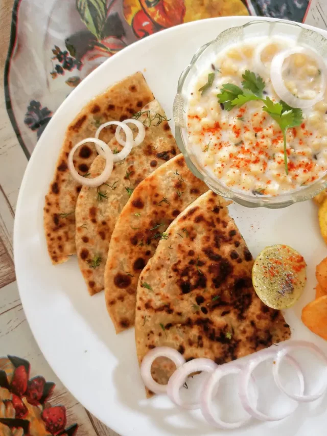 Dhaba Style Aloo Parantha Recipe