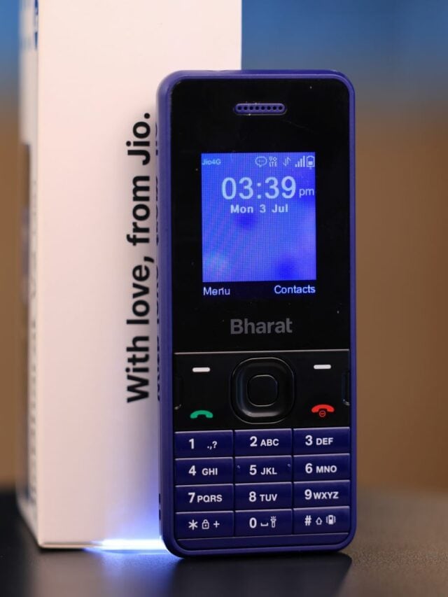jio bharat phone price screen touch