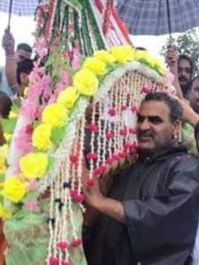 क्या आपने देखी केंद्रीय मंत्री की कावड़?