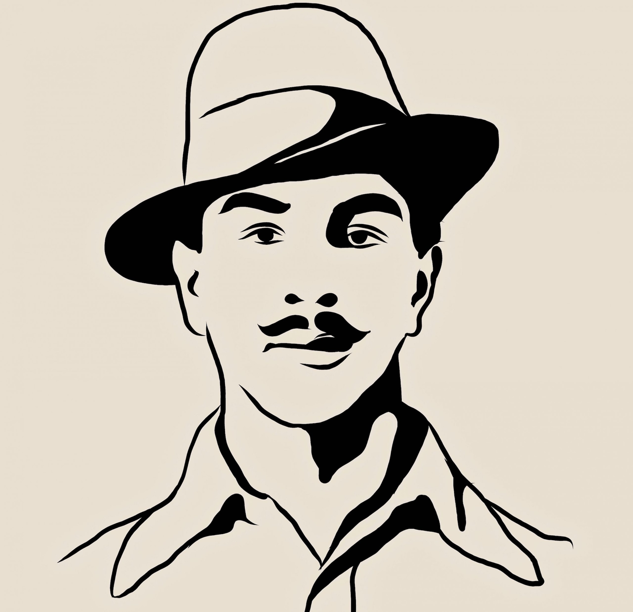 Illustration of Bhagat Singh 413500