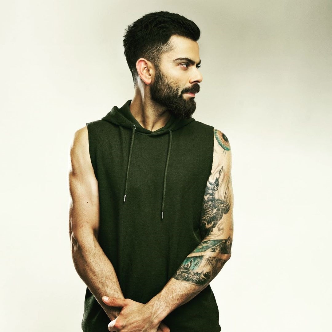 Virat Kohli Hairstyle | Men's Hairstyles + Haircuts 2023 | Virat kohli  hairstyle, Mens hairstyles, Virat kohli