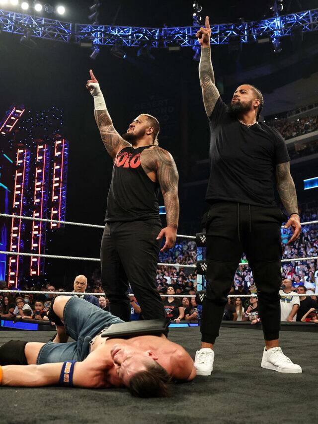 Wwe Smackdown 22 Sep 2023 The Bloodline Attacks John Cena And Aj Styles