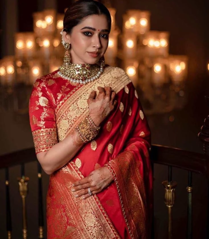 Karwa Chauth Sarees: Beautiful red sarees for your Karwa chauth look | -  Times of India
