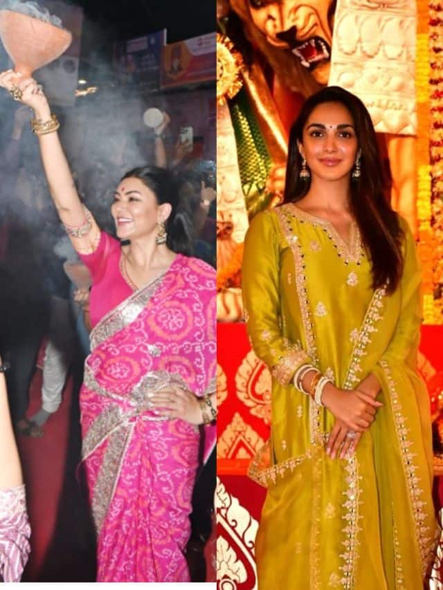 Glimpses of Bollywood Stars At Durga Puja Pandal